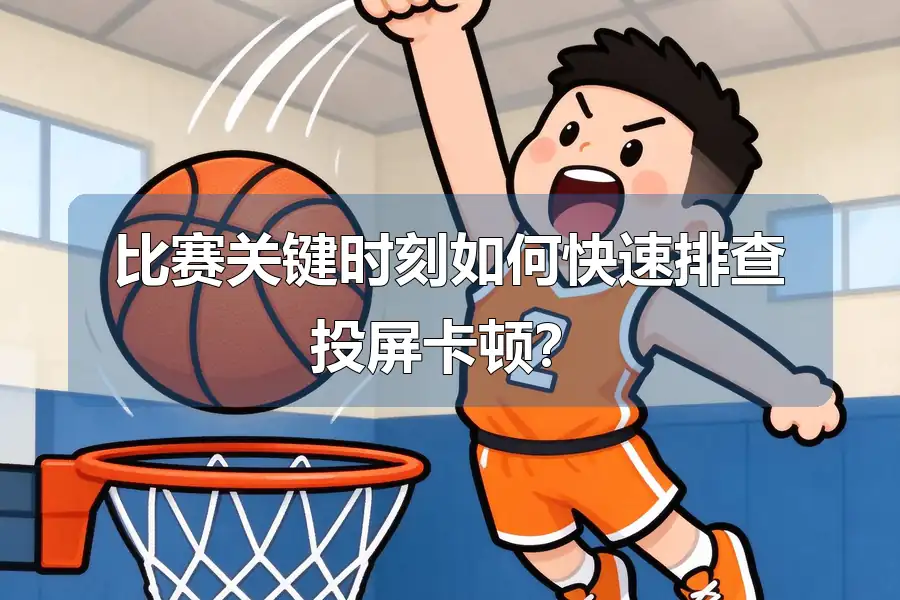 比赛关键时刻如何快速排查投屏卡顿？